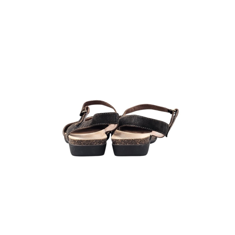 Dansko Women's Size 37/ 6.5 US Rowan Tiger Stripe Black Brown Closed Toe Sandals - Picture 4 of 8